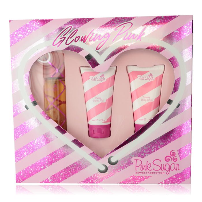 Pink Sugar by Aquolina, 3 Piece Gift Set for Women