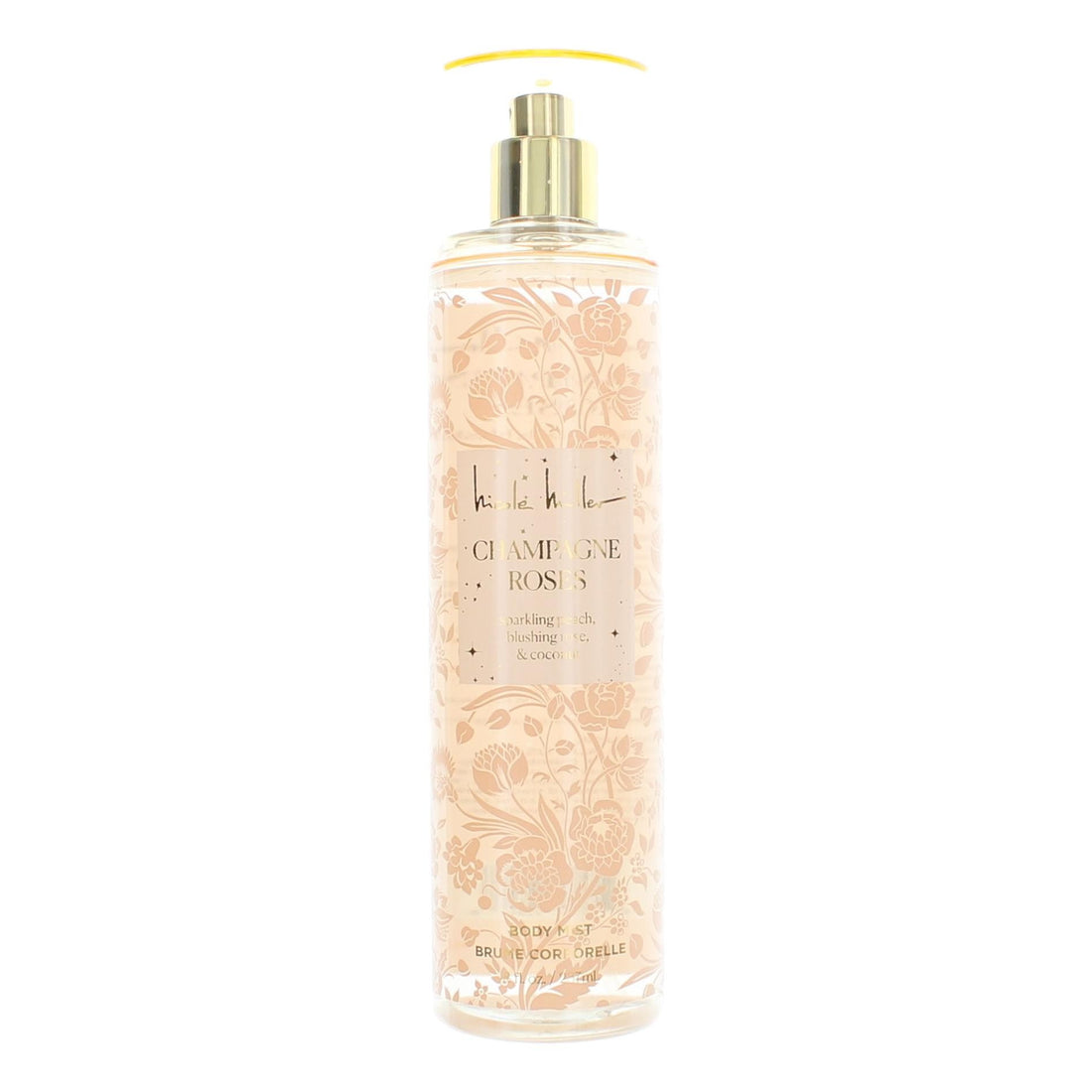 Champagne Roses by Nicole Miller, 8 oz Body Mist for Women