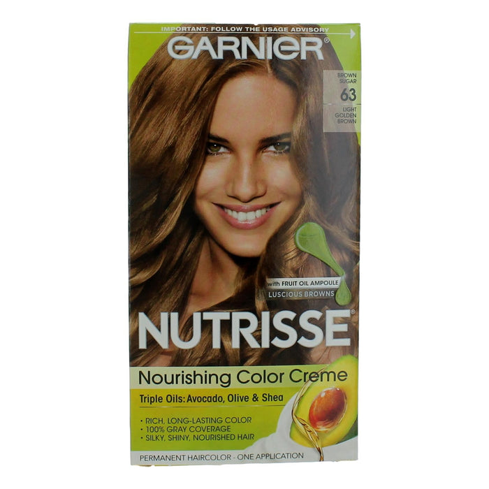 Garnier Hair Color Nutrisse Coloring Creme by Garnier, Hair Color- Brown Sugar 63